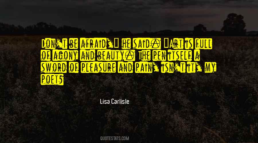 Quotes About Beauty And Pain #100930