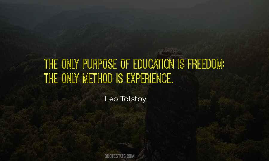Quotes About The Purpose Of Education #77207