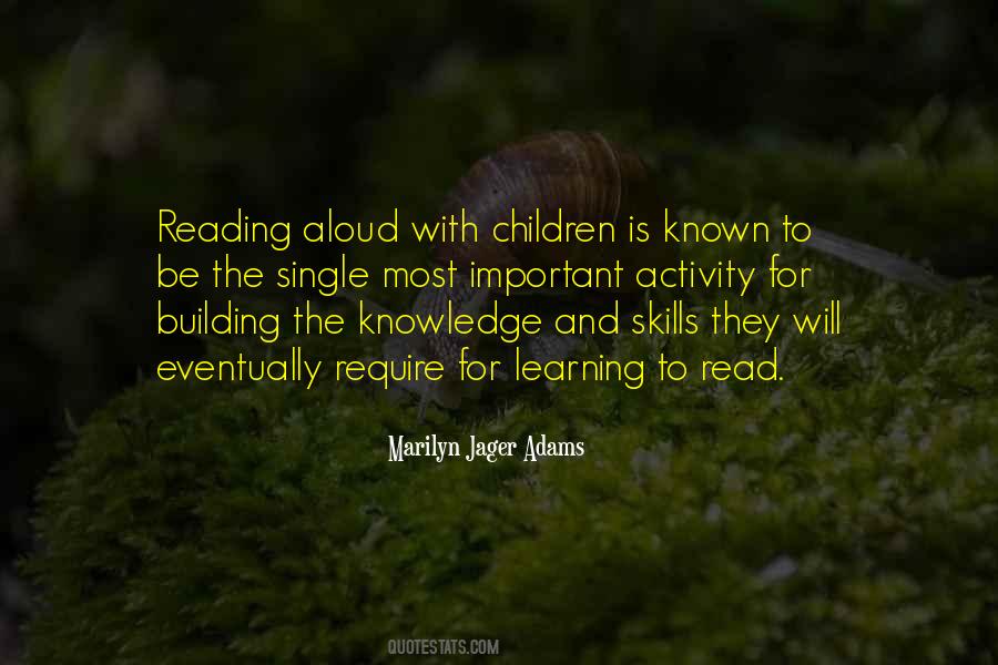 Quotes About Reading Aloud To Children #138514
