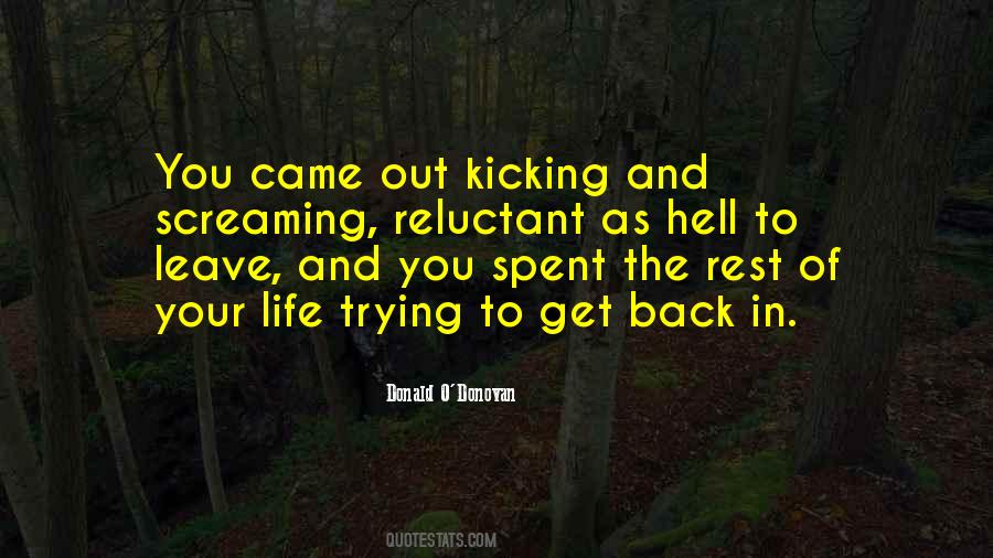 Quotes About Get Back #1760371