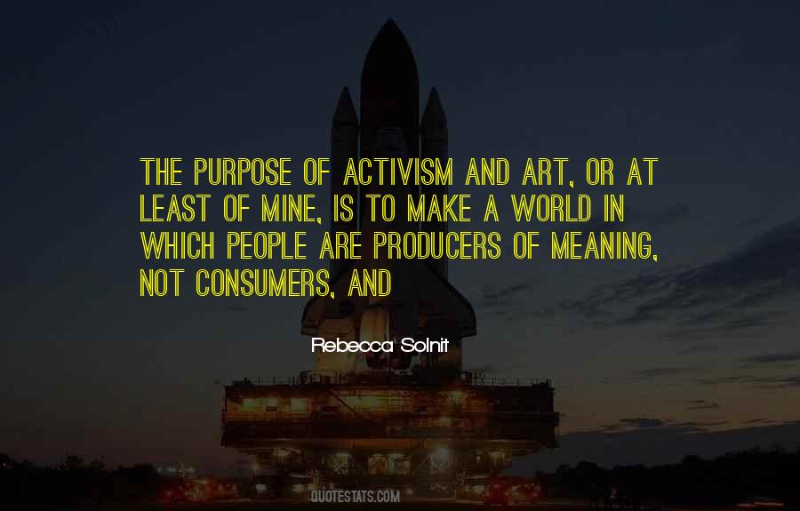 Quotes About Art And Activism #99432