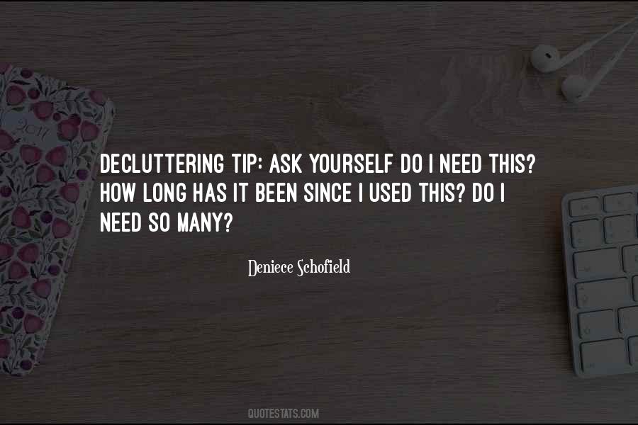 Quotes About Decluttering #1282052