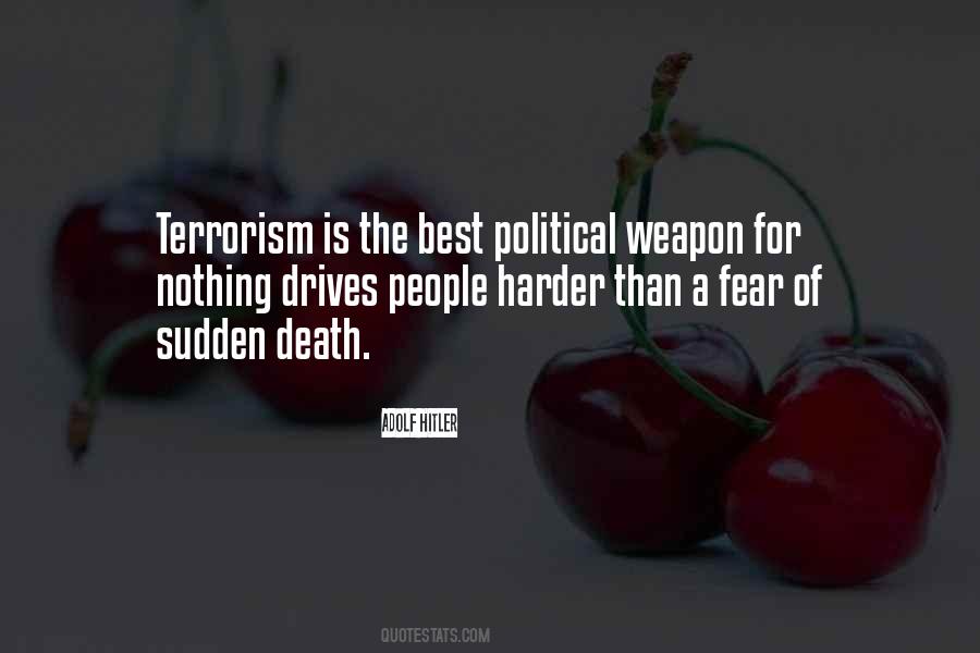 Political Terrorism Quotes #1401143