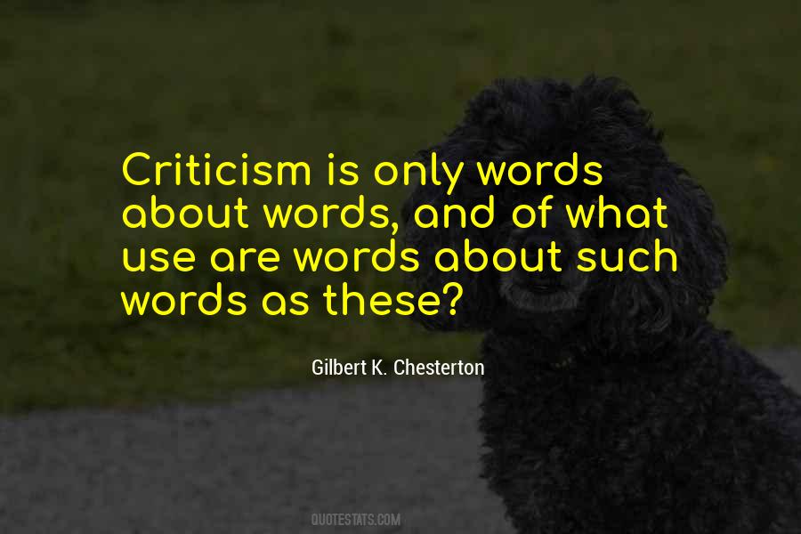 About Criticism Quotes #568575