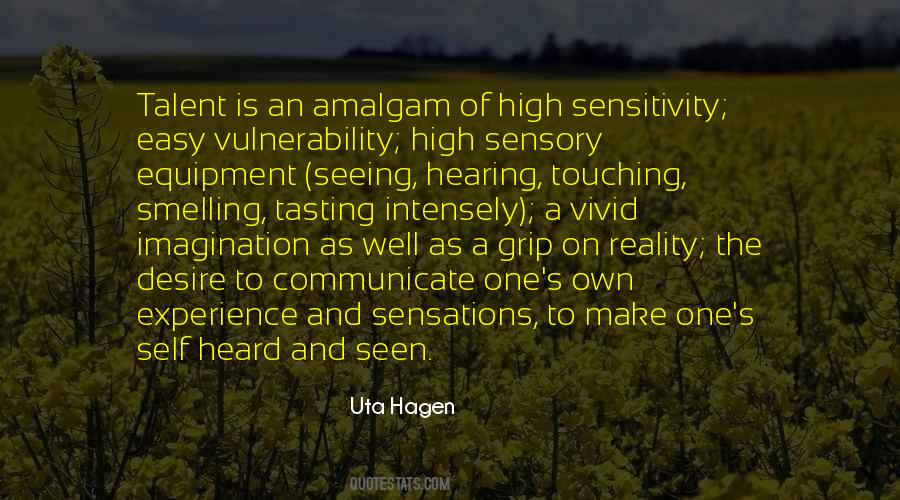 High Sensitivity Quotes #1310614