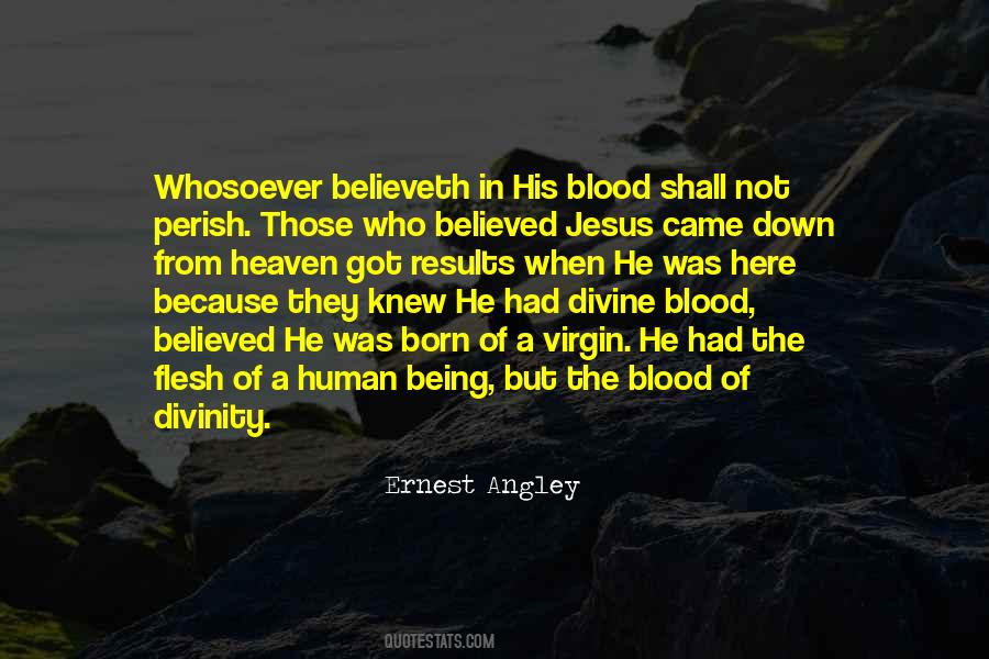 Jesus Blood Quotes #199582