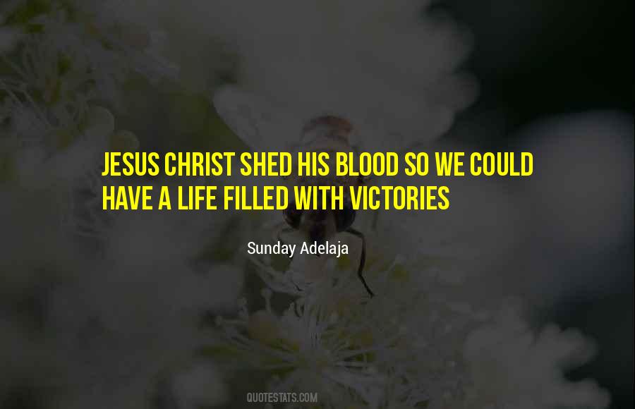 Jesus Blood Quotes #488742