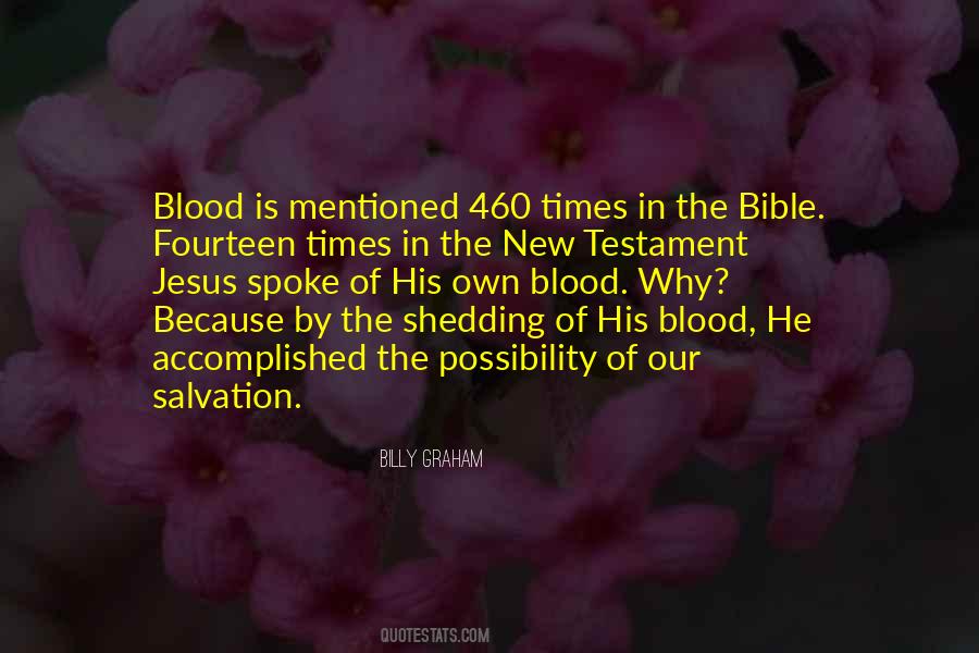 Jesus Blood Quotes #532292