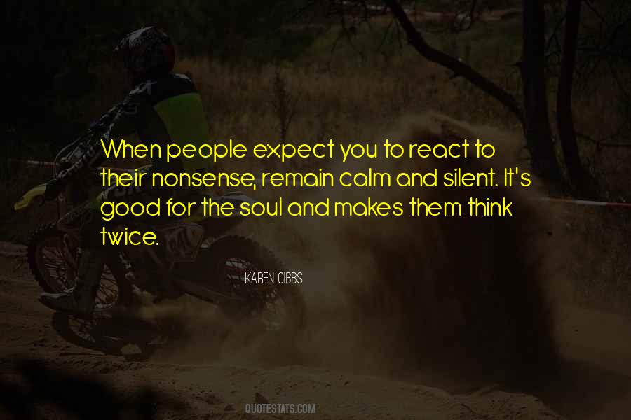 Quotes About React #1264718