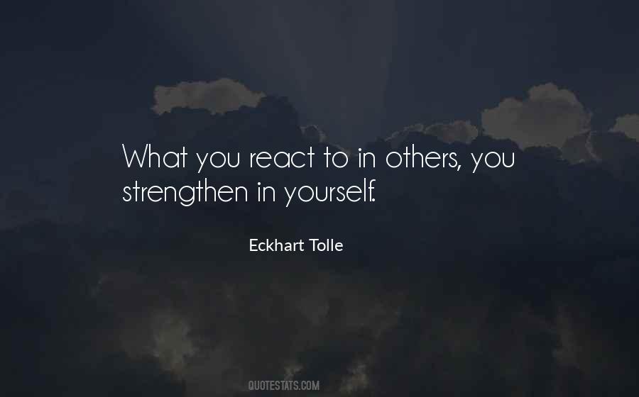 Quotes About React #1336309
