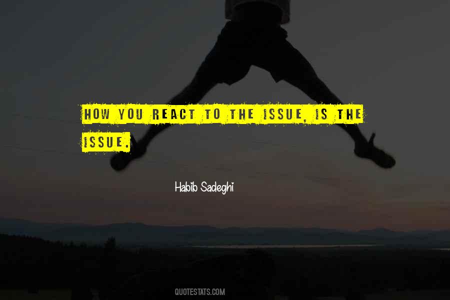 Quotes About React #1368106