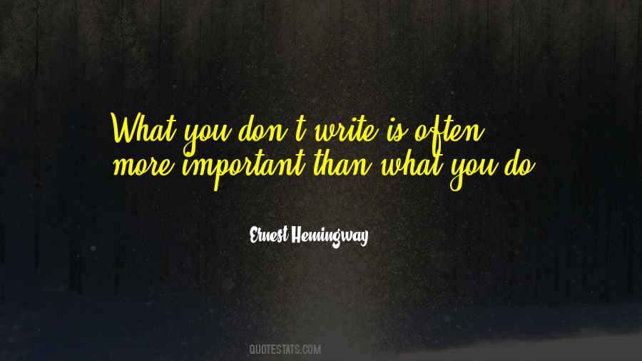 Quotes About Hemingway's Writing #602757