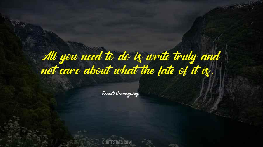 Quotes About Hemingway's Writing #861001