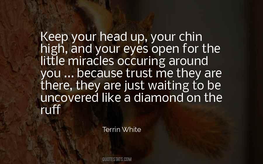 Top 34 Quotes About Keep Your Chin Up: Famous Quotes & Sayings About Keep Your Chin Up