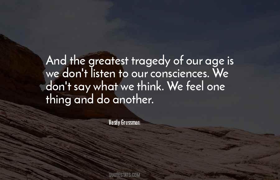 Quotes About Tragedy Life #226342