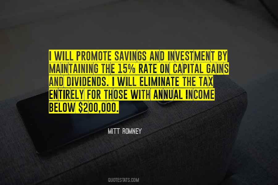 Quotes About Capital Gains #1233137