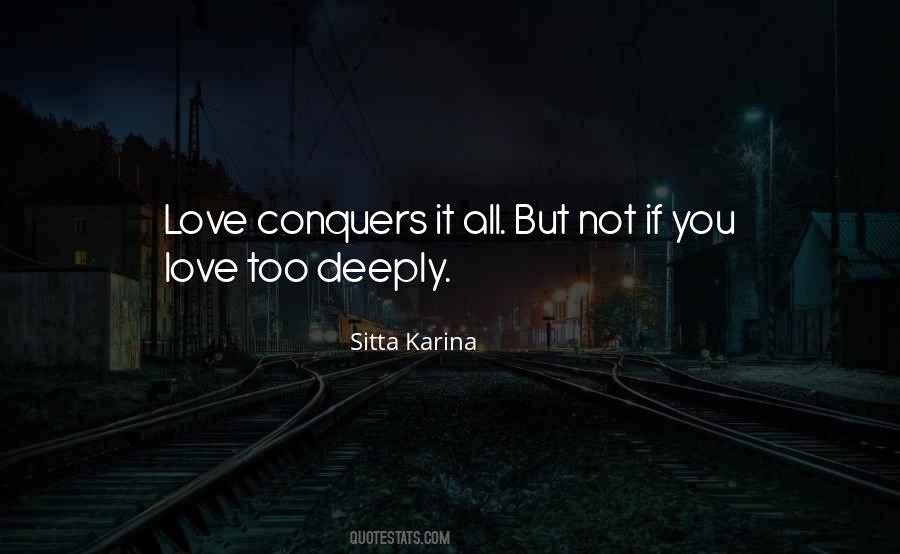 Quotes About Love Conquers #1723570