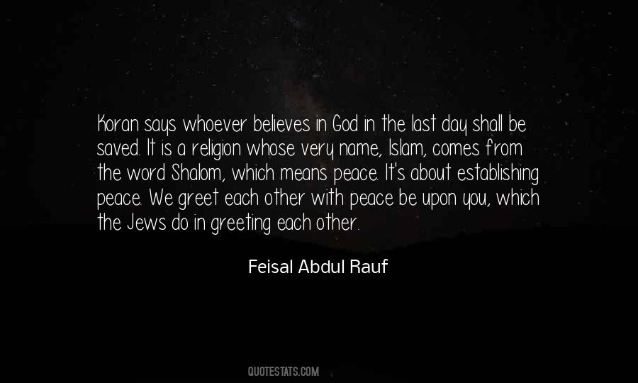 Abdul Rauf Quotes #427258