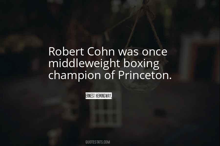 Quotes About Robert Cohn #1049412