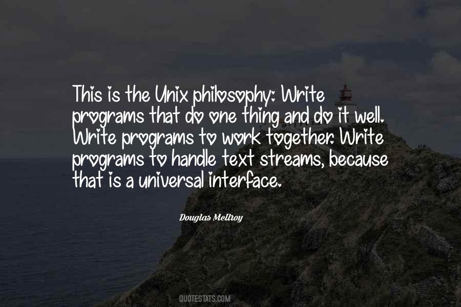 Quotes About Unix #1336590