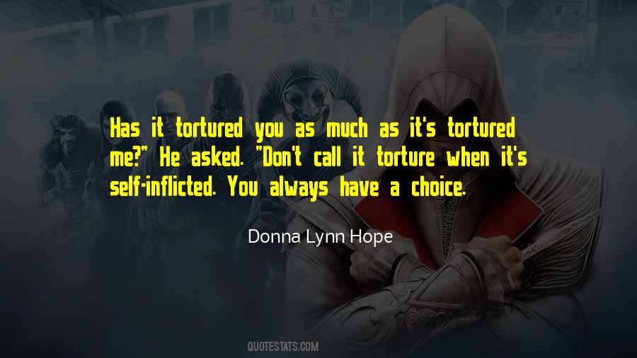 Quotes About Self Torture #358996