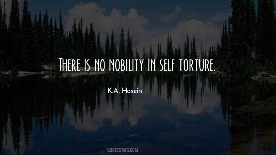 Quotes About Self Torture #503139