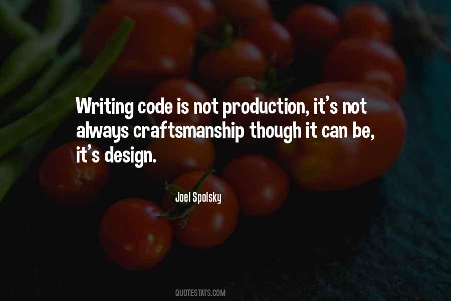 Quotes About Production Design #837529