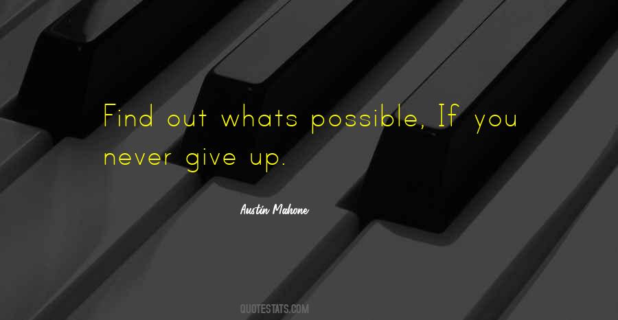 Quotes About Never Giving Up #417928