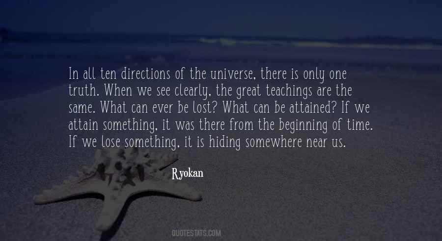 Quotes About The Beginning Of The Universe #1129912