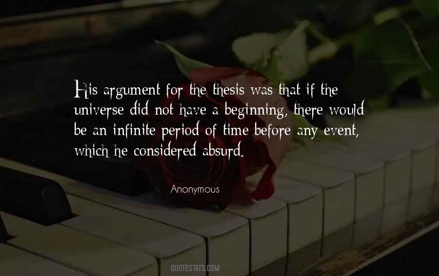 Quotes About The Beginning Of The Universe #1581676