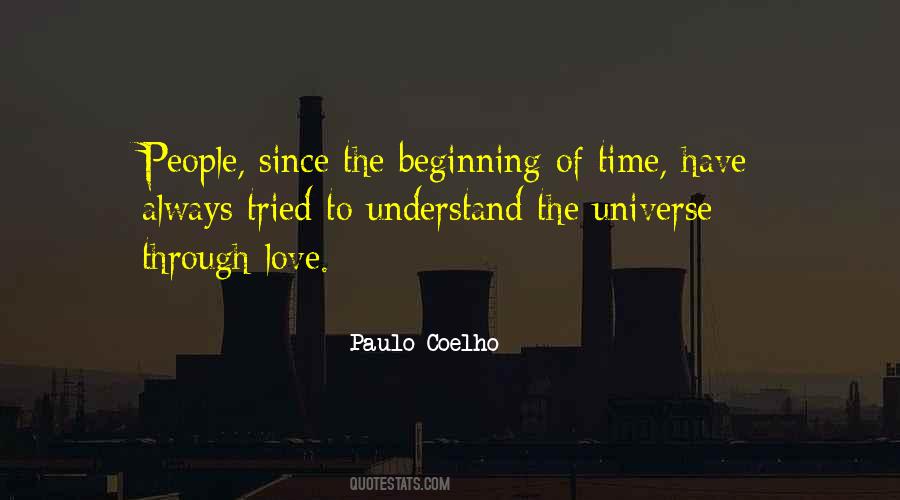 Quotes About The Beginning Of The Universe #1586959