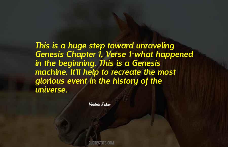 Quotes About The Beginning Of The Universe #70773