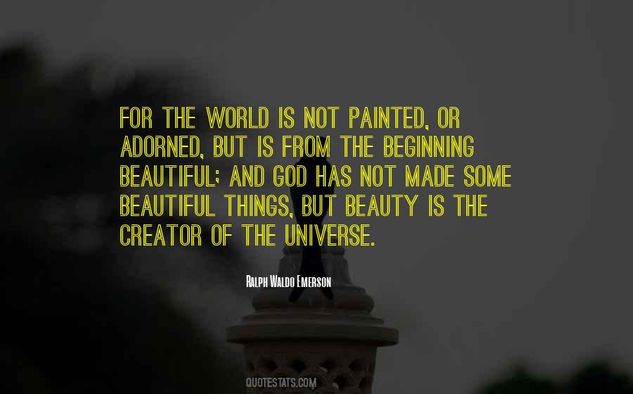 Quotes About The Beginning Of The Universe #906543