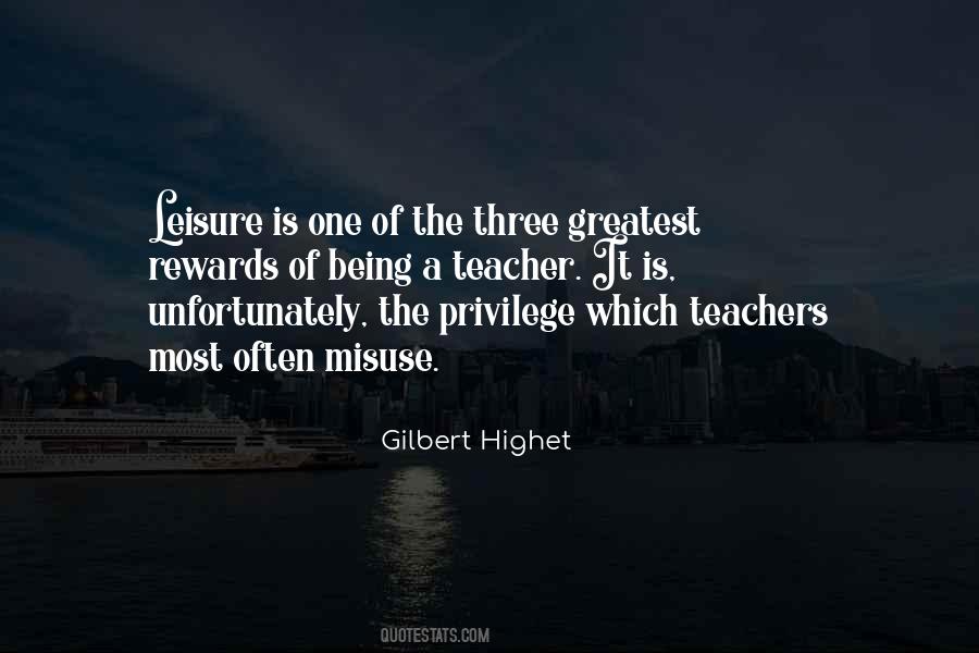 Greatest Teachers Quotes #1773817