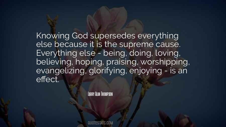 God Praising Quotes #1216541