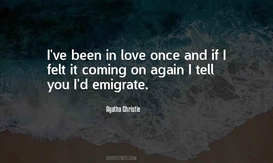 Quotes About Emigrate #774200