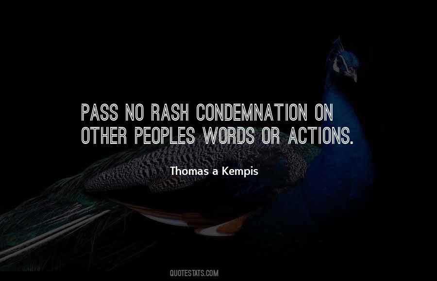 Rash Words Quotes #787606