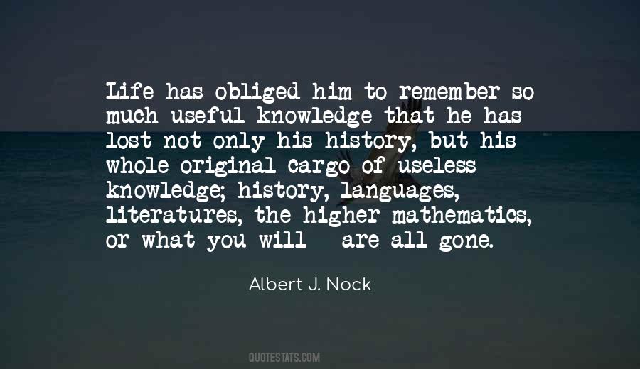Quotes About Knowledge Of History #1032120