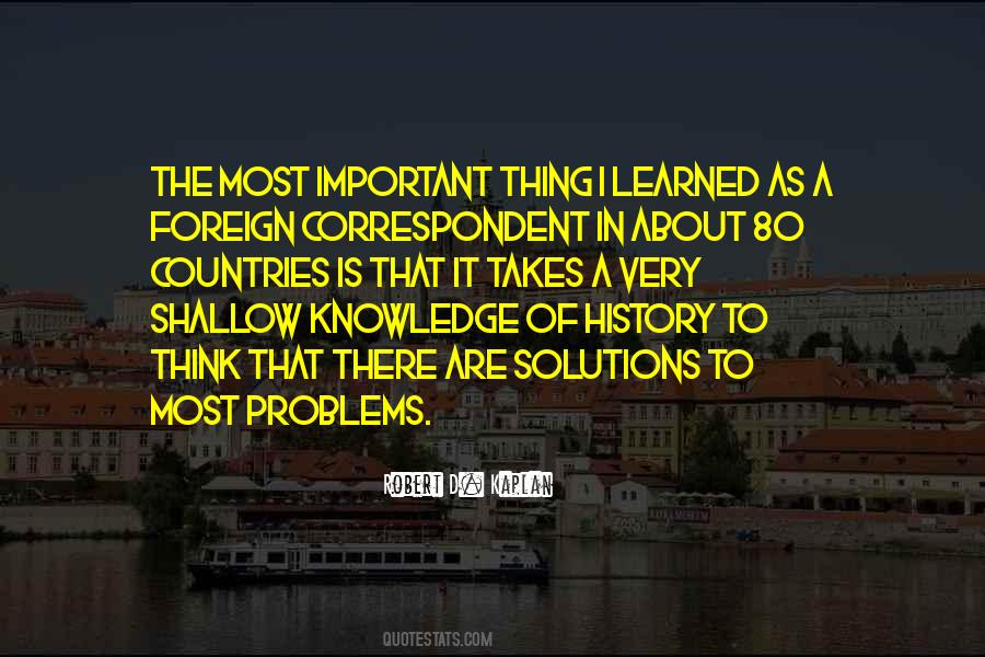 Quotes About Knowledge Of History #1413621