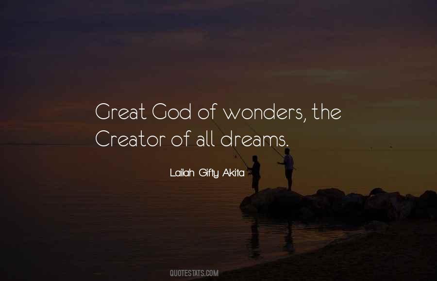 Quotes About The Wonders Of God #1175020