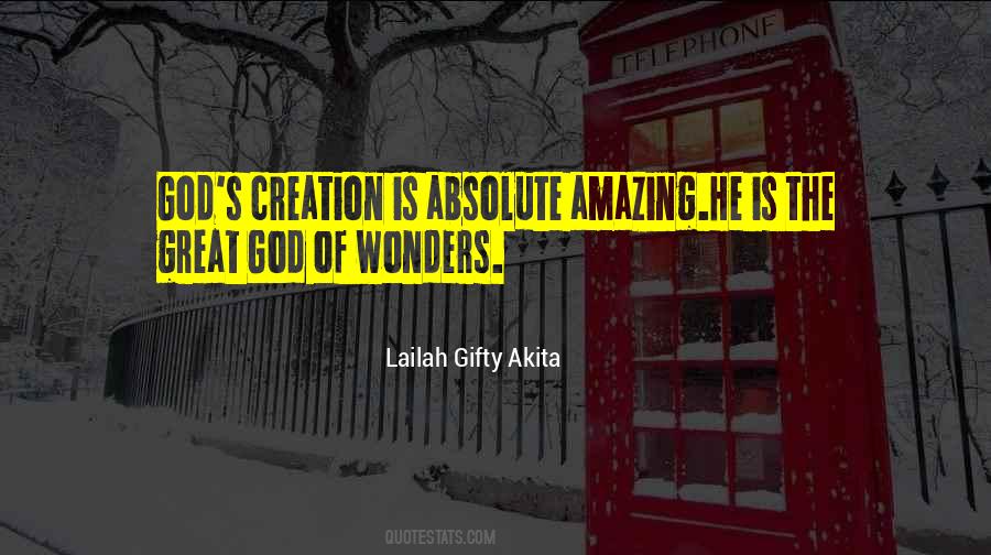 Quotes About The Wonders Of God #1813915