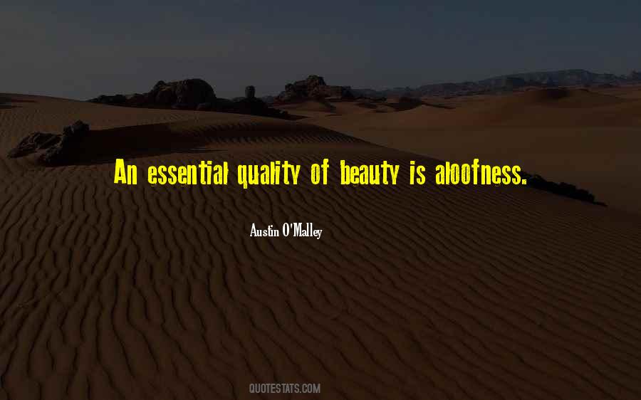 Quotes About Aloofness #255707
