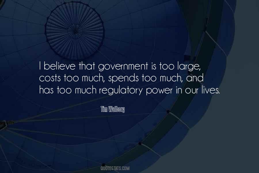 Quotes About Large Government #1216880