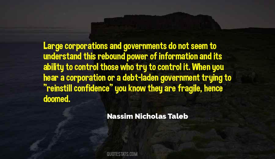 Quotes About Large Government #278971