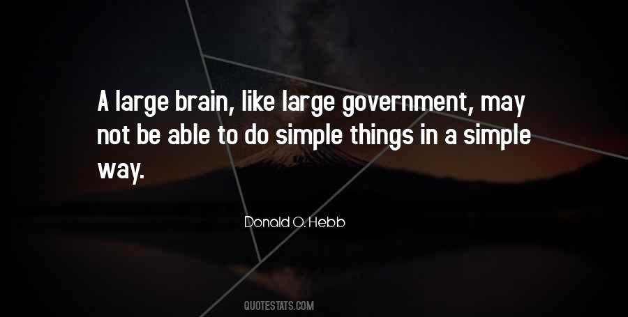 Quotes About Large Government #96098