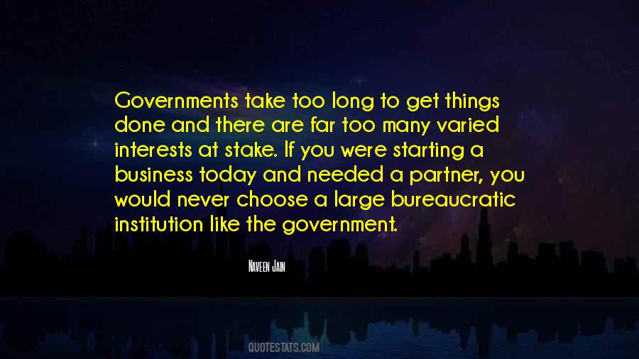 Quotes About Large Government #969167