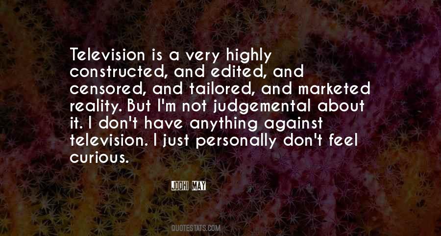 Quotes About Reality T.v #63309