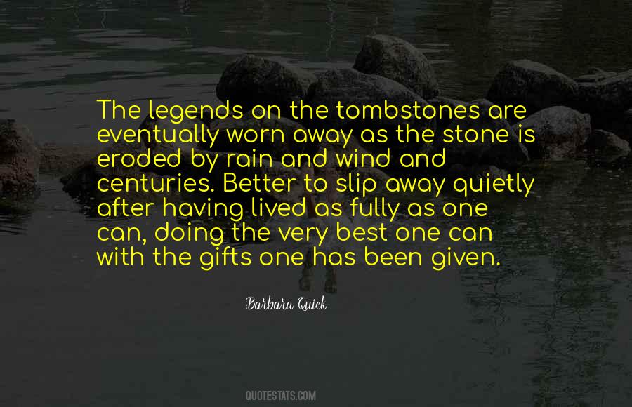 Stone Stone Quotes #1190