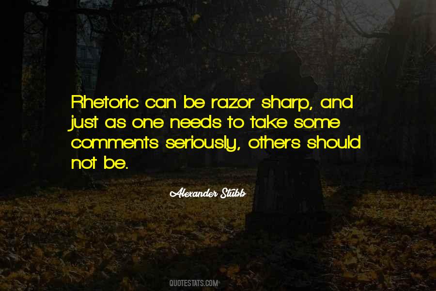 Quotes About Razors #1013228