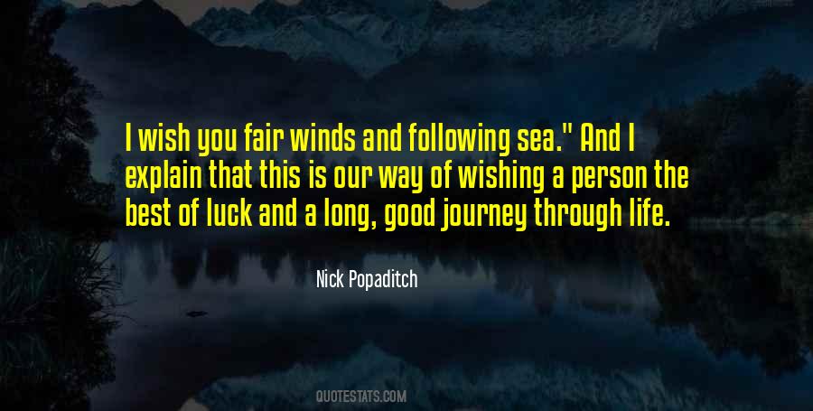 Quotes About Good Luck Wish #465386